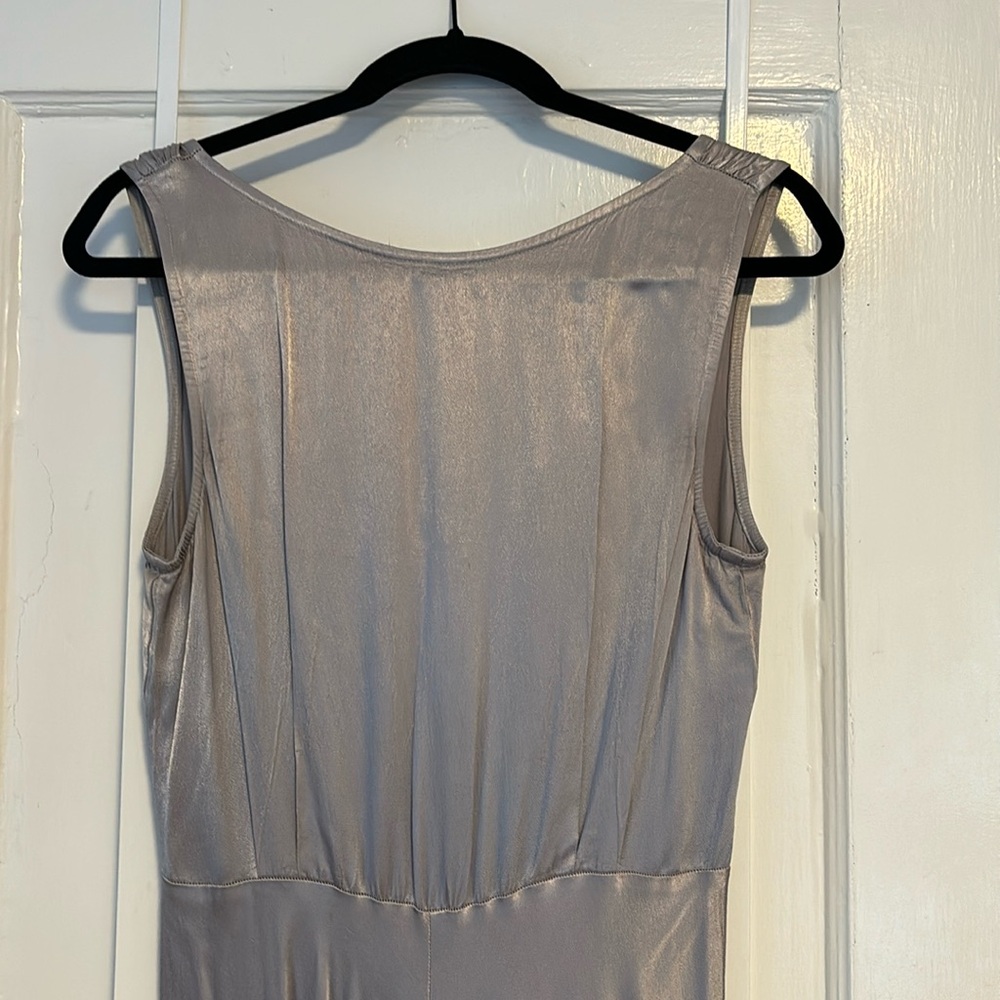 Silky grey dress